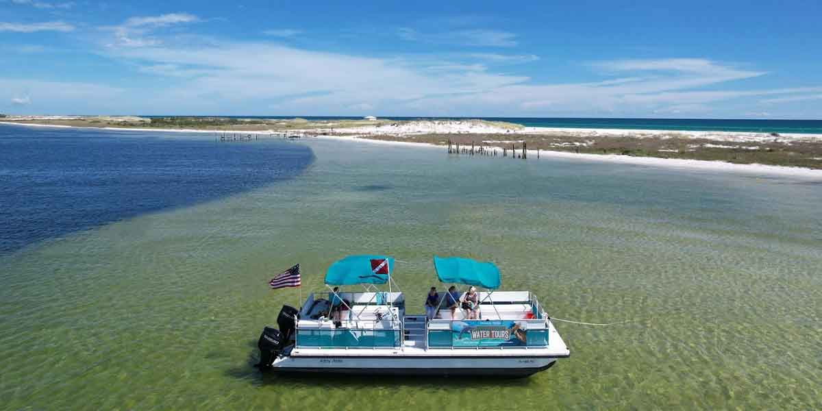 Snorkeling near the Shell Island jetties